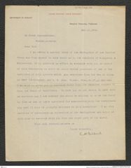Nachlass Franz Steindachner, Brief von Charles Henry Gilbert an Franz Steindachner (13.12.1905), Inv.Nr. 160.02, Seite 1